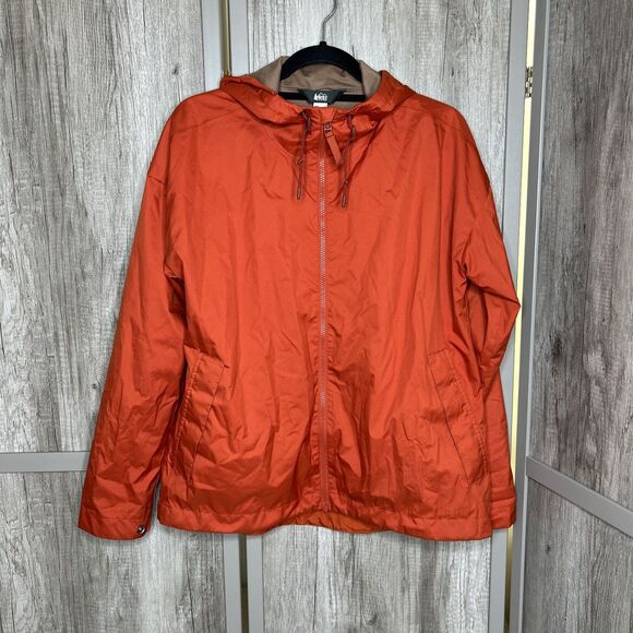 REI Other - Rei Co-op Mens Soft Shell Jacket Hooded Lightweight Full Zip Pockets Size M